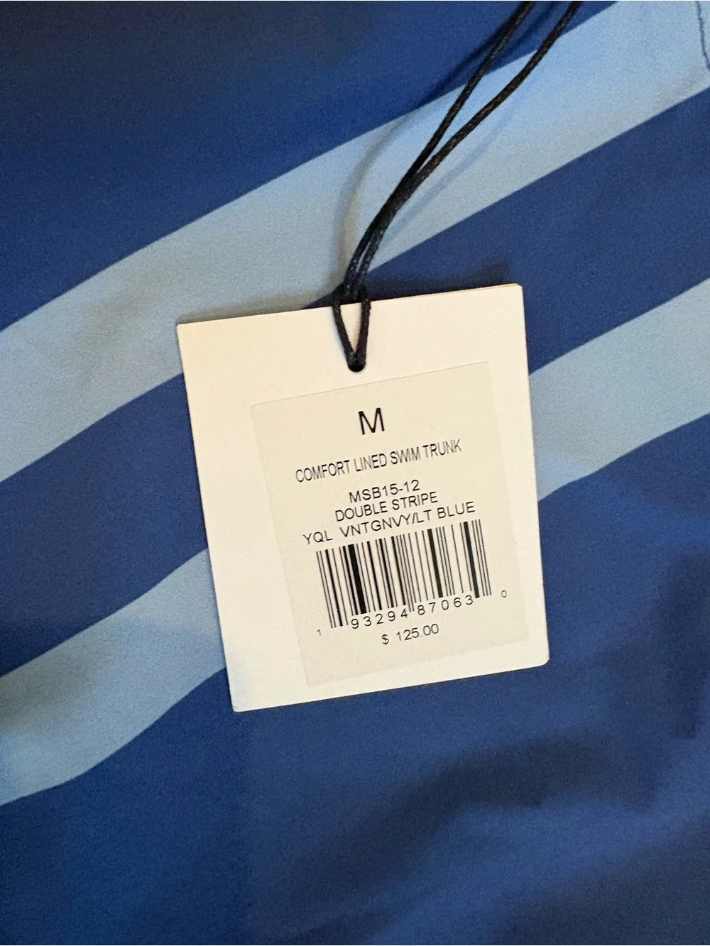Onia Comfort Lined Swim Trunks - Size Medium NEW!